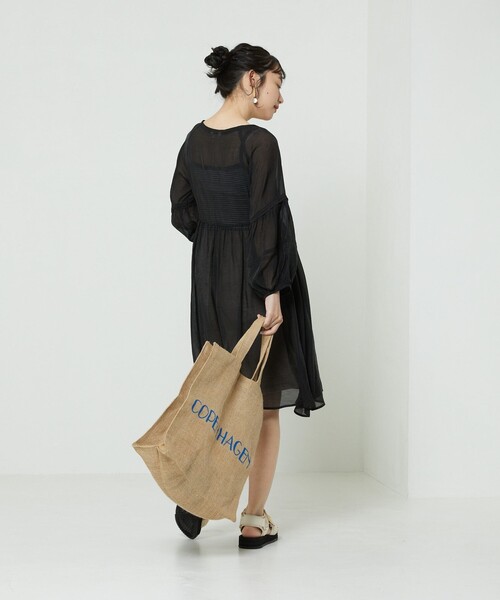 FREAK'S STORE(フリークスストア)の「シアーカシュクールミニワンピース(シャツワンピース・レディース・ブラック/サックスブルー/ピンク・フリ-)」の20枚目の写真