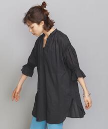 BEAUTY&YOUTH UNITED ARROWS | BY アムンゼンスキッパー5分袖ブラウス -ウォッシャブル-(シャツ/ブラウス)