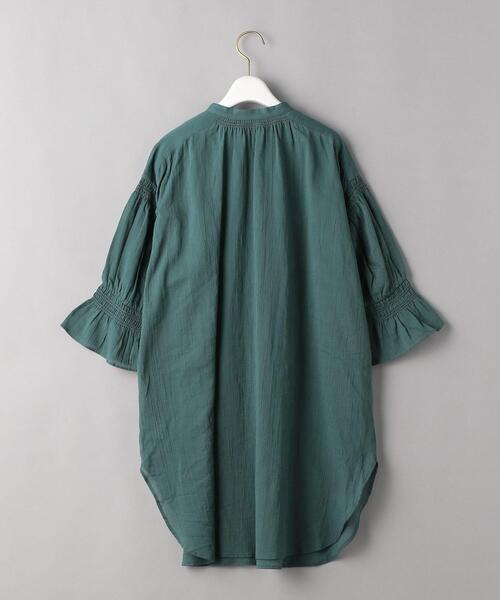 BEAUTY&YOUTH UNITED ARROWS（ビューティーアンドユースユナイテッドアローズ）の「BY アムンゼンスキッパー5分袖ブラウス -ウォッシャブル-（シャツ/ブラウス・レディース・ホワイト/ダークグレー/コバルトブルー・FREE）」の16枚目の写真