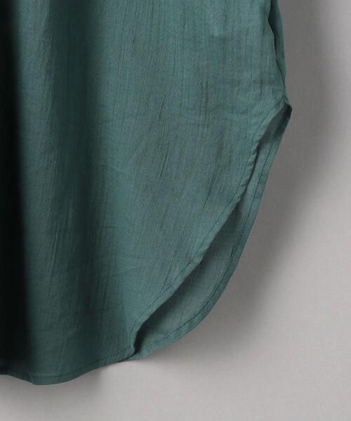 BEAUTY&YOUTH UNITED ARROWS（ビューティーアンドユースユナイテッドアローズ）の「BY アムンゼンスキッパー5分袖ブラウス -ウォッシャブル-（シャツ/ブラウス・レディース・ホワイト/ダークグレー/コバルトブルー・FREE）」の19枚目の写真