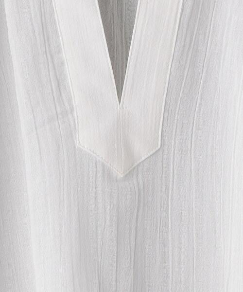 BEAUTY&YOUTH UNITED ARROWS（ビューティーアンドユースユナイテッドアローズ）の「BY アムンゼンスキッパー5分袖ブラウス -ウォッシャブル-（シャツ/ブラウス・レディース・ホワイト/ダークグレー/コバルトブルー・FREE）」の22枚目の写真