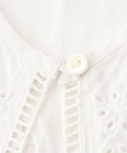 JOURNAL STANDARD relume（ジャーナルスタンダード　レリューム）の「リネンカットワーク刺繍付け襟（その他小物・レディース・ホワイト・FREE）」の3枚目の写真