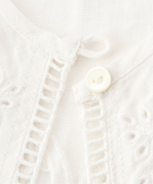 JOURNAL STANDARD relume（ジャーナルスタンダード　レリューム）の「リネンカットワーク刺繍付け襟（その他小物・レディース・ホワイト・FREE）」の4枚目の写真