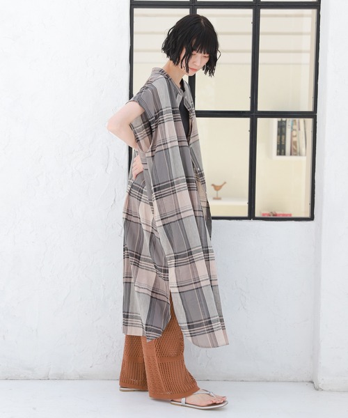 LAKOLE（ラコレ）の「パッチワークニットパンツ / 947914（その他パンツ・レディース・ブラック/カーキブラウン/テラコッタ・SMALL/MEDIUM）」の9枚目の写真