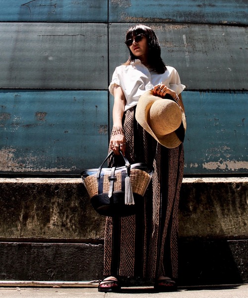 ikot(イコット)の「【ikot】NEW PVC バンカン(トートバッグ・レディース・ホワイト/ブラック・FREE)」の3枚目の写真