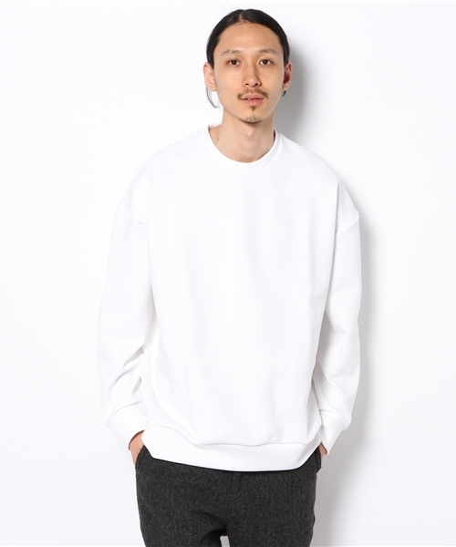 MIDWEST(ミッドウエスト)の「DISCOVERED×MIDWEST 別注クルーオーバーサイズプルオーバー(Tシャツ/カットソー・メンズ・ホワイト/ブラック・FREE)」の2枚目の写真