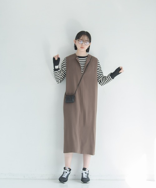 深スリットジャンスカ