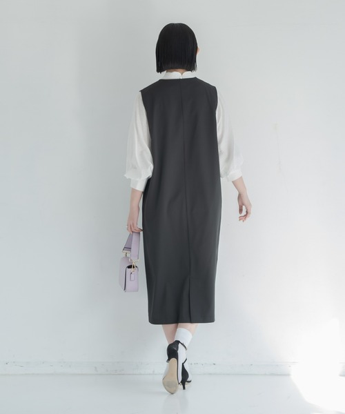 深スリットジャンスカ