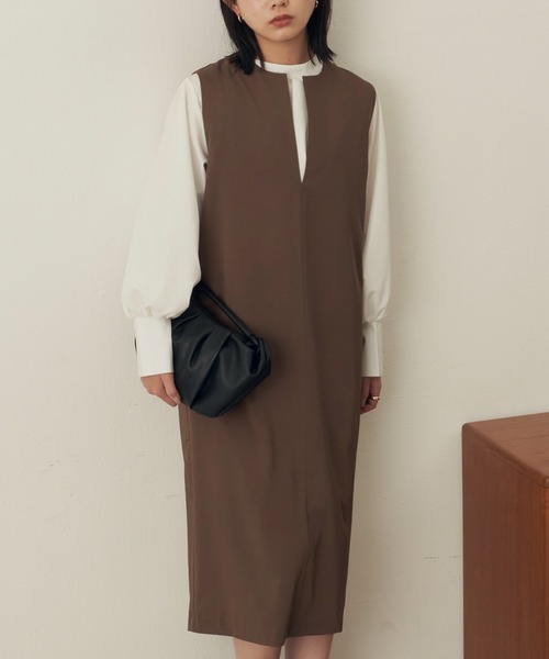 深スリットジャンスカ