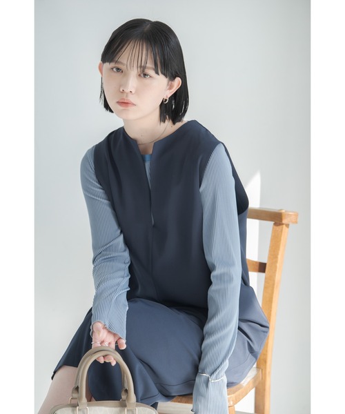 深スリットジャンスカ