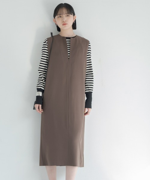 深スリットジャンスカ