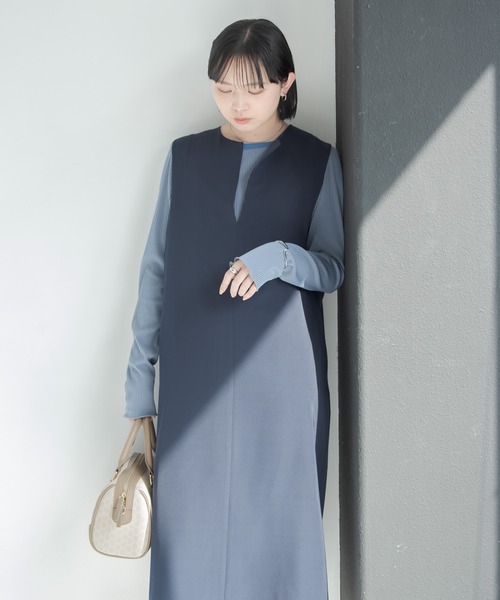 深スリットジャンスカ