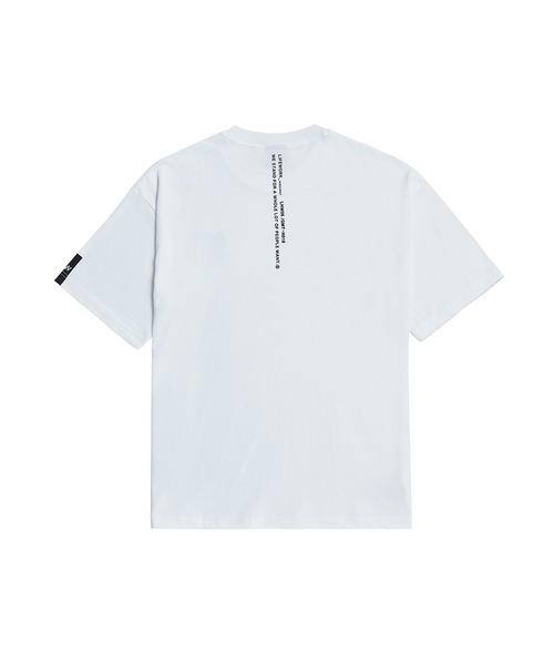 LIFE WORK（ライフワーク）の「『LIFE WORK/ライフワーク』Silicone Radog Short Sleeve T-shirt/フレンチブルドッグワンポイント 半袖Ｔシャツ（Tシャツ/カットソー・メンズ・ホワイト/ブラック・M/L）」の13枚目の写真
