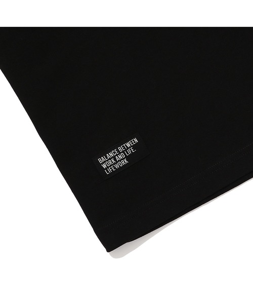 LIFE WORK（ライフワーク）の「『LIFE WORK/ライフワーク』Silicone Radog Short Sleeve T-shirt/フレンチブルドッグワンポイント 半袖Ｔシャツ（Tシャツ/カットソー・メンズ・ホワイト/ブラック・M/L）」の17枚目の写真