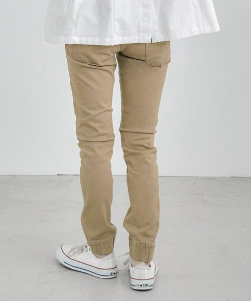 Fashion Letter（ファッションレター）の「コットンツイルスキニーパンツ（チノパンツ・レディース・ベージュ/カーキ/ブラック・M/L/LL/3L/4L）」の18枚目の写真