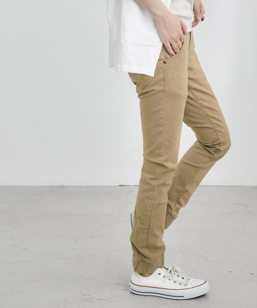 Fashion Letter（ファッションレター）の「コットンツイルスキニーパンツ（チノパンツ・レディース・ベージュ/カーキ/ブラック・M/L/LL/3L/4L）」の22枚目の写真