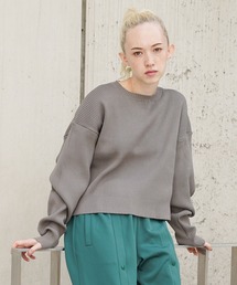 X-girl | CROPPED KNIT TOP(ニット/セーター)