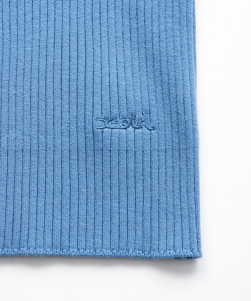 X-girl（エックスガール）の「CROPPED KNIT TOP（ニット/セーター・レディース・ホワイト/ライトブルー/チャコール・ONE SIZE）」の16枚目の写真