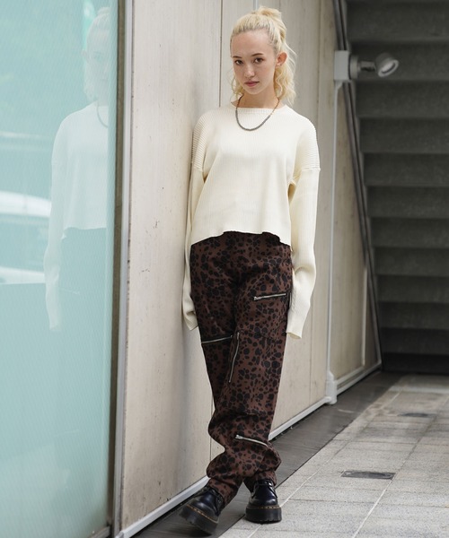 大人気 売切れ前に X-girl KNIT BONSAC ノスタルジック 実用性◎ セール】CROPPED KNIT TOP（ニット/セーター）｜X-girl