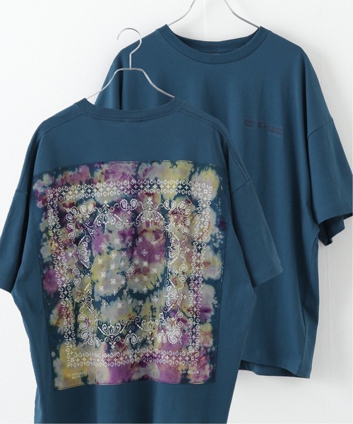 JOURNAL STANDARD(ジャーナルスタンダード)の「【ELEPHANT BRAND×JS / エレファントブランド】別注 バンダナバックTシャツ(Tシャツ/カットソー・メンズ・ホワイト/ホワイト系その他/ライトグレー/ブラック系その他/コバルトブルー/ラベンダー/オレンジ・LARGE/MEDIUM)」の6枚目の写真