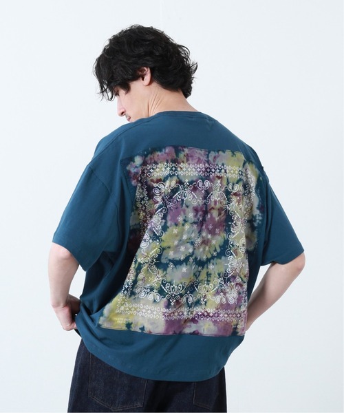 JOURNAL STANDARD(ジャーナルスタンダード)の「【ELEPHANT BRAND×JS / エレファントブランド】別注 バンダナバックTシャツ(Tシャツ/カットソー・メンズ・ホワイト/ホワイト系その他/ライトグレー/ブラック系その他/コバルトブルー/ラベンダー/オレンジ・LARGE/MEDIUM)」の8枚目の写真