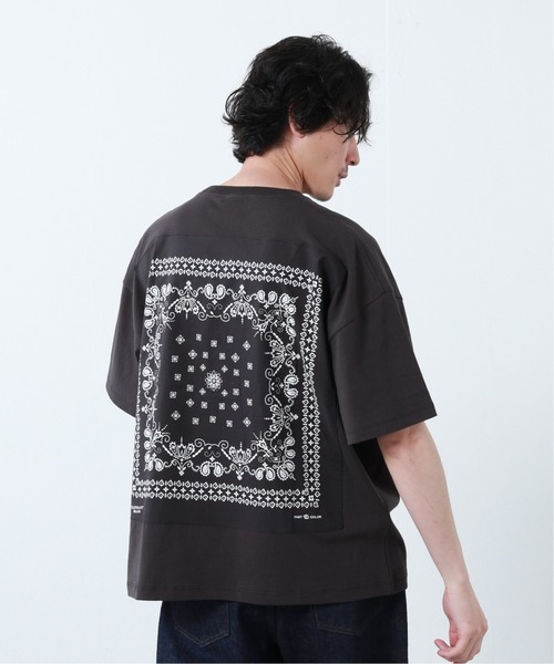 JOURNAL STANDARD(ジャーナルスタンダード)の「【ELEPHANT BRAND×JS / エレファントブランド】別注 バンダナバックTシャツ(Tシャツ/カットソー・メンズ・ホワイト/ホワイト系その他/ライトグレー/ブラック系その他/コバルトブルー/ラベンダー/オレンジ・LARGE/MEDIUM)」の12枚目の写真