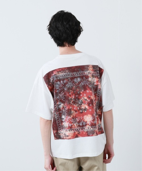 JOURNAL STANDARD(ジャーナルスタンダード)の「【ELEPHANT BRAND×JS / エレファントブランド】別注 バンダナバックTシャツ(Tシャツ/カットソー・メンズ・ホワイト/ホワイト系その他/ライトグレー/ブラック系その他/コバルトブルー/ラベンダー/オレンジ・LARGE/MEDIUM)」の22枚目の写真