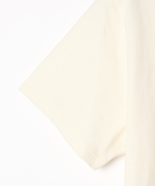 Heather（ヘザー）の「ロゴシシュウTEE　216693（Tシャツ/カットソー・レディース・ホワイト×ブルー/ホワイト×ブラック/ホワイト×ピンク・FREE）」の11枚目の写真