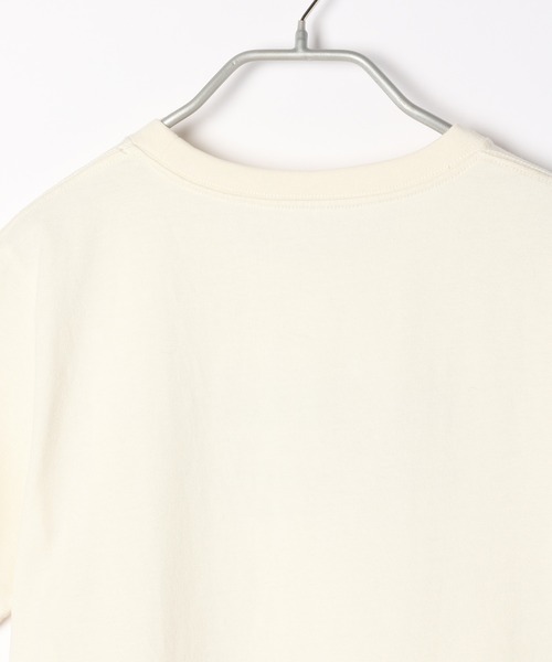 Heather（ヘザー）の「ロゴシシュウTEE　216693（Tシャツ/カットソー・レディース・ホワイト×ブルー/ホワイト×ブラック/ホワイト×ピンク・FREE）」の13枚目の写真