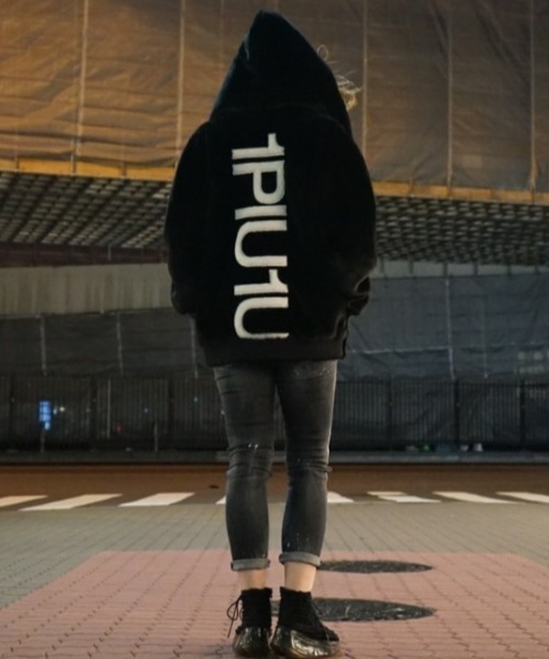 1piu1uguale3 RELAX（ウノピュウノウグァーレトレリラックス）の「【別注】1PIU1UGUALE3 RELAX/ウノピゥ ウノ ウグァーレ トレ リラックス/バックロゴファーブルゾン（ブルゾン・メンズ・ブラック・MEDIUM/LARGE/X-LARGE/XX-LARGE）」の19枚目の写真