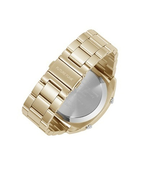 FUTURE FUNK ゴールド デジタル腕時計 FUTURE FUNK デジタル腕時計 ゴールド FUTURE FUNK】近未来の