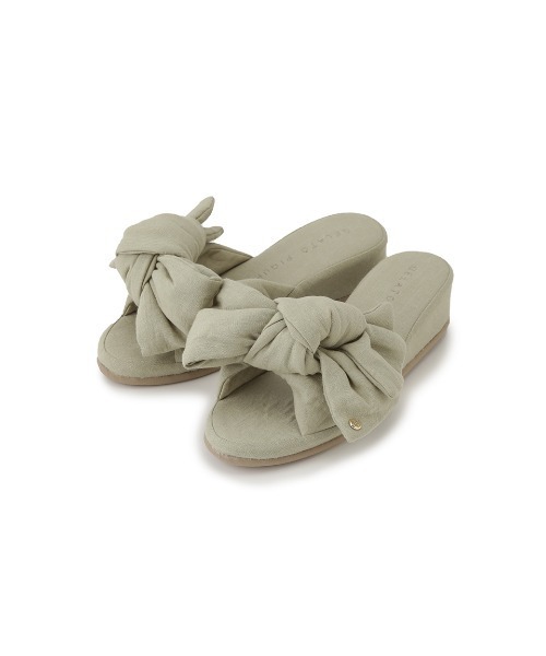 リネンリボンヒールルームシューズ ルームシューズ スリッパ Gelato Pique ジェラートピケ のファッション通販 Zozotown