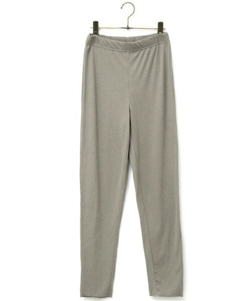 and it_(アンドイット)の「リブレギンス(レギンス/スパッツ・レディース・グレイッシュベージュ/スミクロ/杢グレー・M-L)」の13枚目の写真