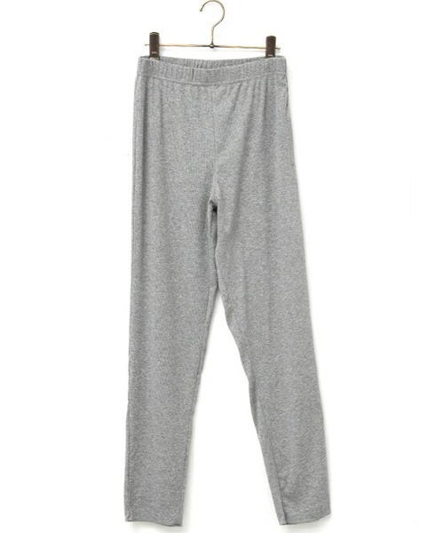 and it_(アンドイット)の「リブレギンス(レギンス/スパッツ・レディース・グレイッシュベージュ/スミクロ/杢グレー・M-L)」の5枚目の写真