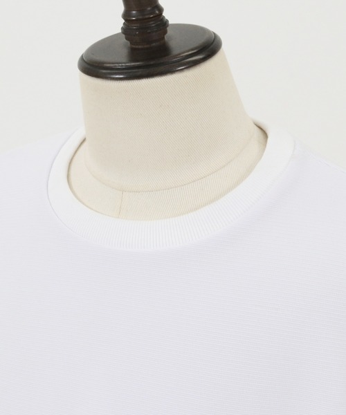 Jih Nunc(ジーヌンク)の「mlt3537-カットソー×総柄コンビフェイクレイヤードカットソー(Tシャツ/カットソー・メンズ・ホワイト/ブラック/パープル・S/M/L)」の20枚目の写真