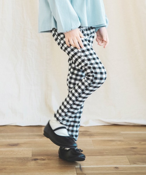 BRANSHES(ブランシェス)の「ギンガムチェック柄/ドット柄プレミアムストレッチパンツ(チノパンツ・キッズ・ブラック/ブラウン/オフホワイト/ベージュ・110cm/120cm/130cm/150cm/100cm/140cm/90cm)」の16枚目の写真