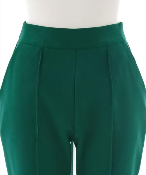 clear(クリア)の「【WEB限定】ストレッチピンタックフレアパンツ(スラックス・レディース・ブラック/ブラウン/グリーン/アイボリー/ブルー/マスタード/グリーン系その他・S/M/L)」の14枚目の写真