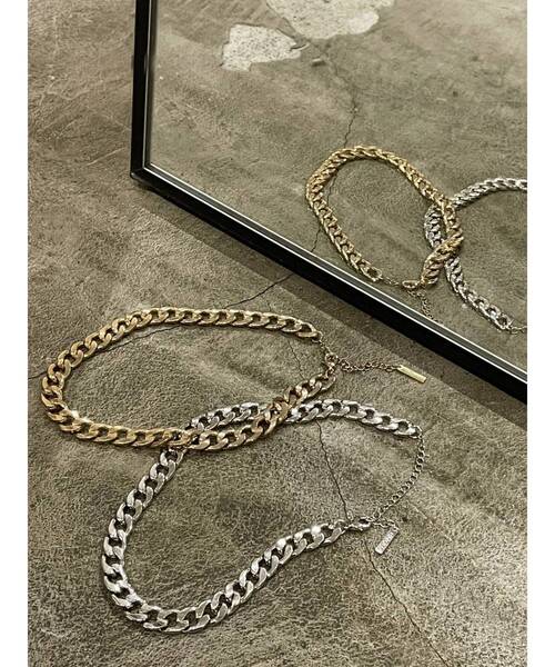 EMODA（エモダ）の「ボリュームチェーンネックレス（ネックレス・レディース・シルバー/ゴールド・FREE）」の4枚目の写真