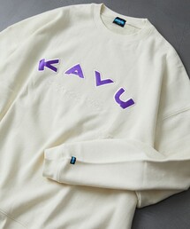 FREAK'S STORE | WEB限定 KAVU×FREAK'S STORE/カブー 別注 カレッジロゴ ヘビーオンス クルーネックスウェット/カレッジプリント(スウェット)