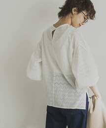 URBAN RESEARCH | 幾何柄カットワークレースブラウス(シャツ/ブラウス)