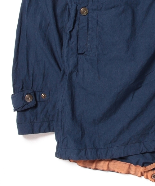 BEAMS PLUS(ビームスプラス)の「◎dip×BEAMS PLUS / 別注 ガーメントダイ ジップコート (ブルゾン・メンズ・ネイビー・SMALL/LARGE/MEDIUM)」の4枚目の写真