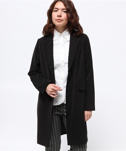 WEGO（ウィゴー）の「WEGO/チェスターコート（チェスターコート・レディース・ブラック/ベージュ/サックスブルー・FREE）」の11枚目の写真