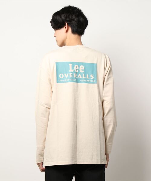 Lee（リー）の「【Lee】バックプリントロンＴ（Tシャツ/カットソー・メンズ・ブラック/ケリー/ブルー/ホワイト/パープル/キナリ・XL/L/M）」の9枚目の写真