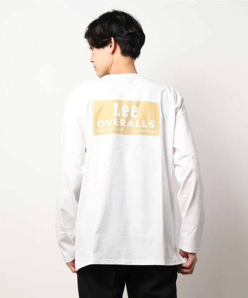 Lee（リー）の「【Lee】バックプリントロンＴ（Tシャツ/カットソー・メンズ・ブラック/ケリー/ブルー/ホワイト/パープル/キナリ・XL/L/M）」の12枚目の写真