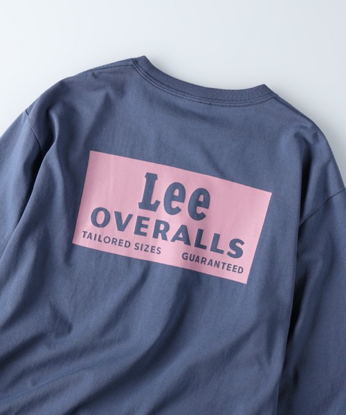Lee（リー）の「【Lee】バックプリントロンＴ（Tシャツ/カットソー・メンズ・ブラック/ケリー/ブルー/ホワイト/パープル/キナリ・XL/L/M）」の19枚目の写真
