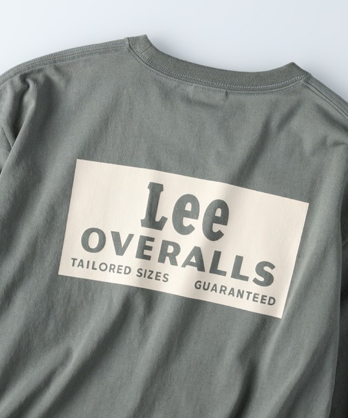 Lee（リー）の「【Lee】バックプリントロンＴ（Tシャツ/カットソー・メンズ・ブラック/ケリー/ブルー/ホワイト/パープル/キナリ・XL/L/M）」の22枚目の写真