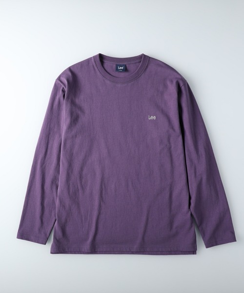 Lee（リー）の「【Lee】バックプリントロンＴ（Tシャツ/カットソー・メンズ・ブラック/ケリー/ブルー/ホワイト/パープル/キナリ・XL/L/M）」の15枚目の写真