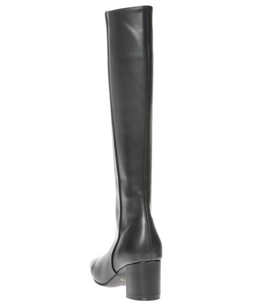 INGNI（イング）の「スクエアトゥロングブーツ（ブーツ・レディース・ブラック・M/L）」の5枚目の写真