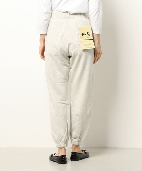 LOWRYS FARM(ローリーズファーム)の「StanRayウラケパンツ 219730(スウェットパンツ・レディース・アイボリー/マスタード・FREE)」の4枚目の写真