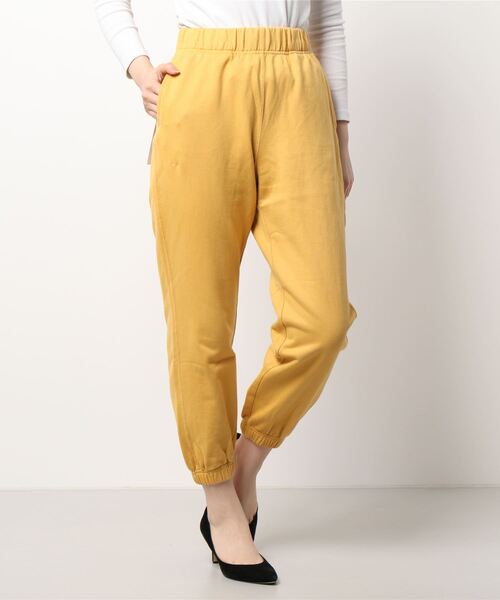 LOWRYS FARM(ローリーズファーム)の「StanRayウラケパンツ 219730(スウェットパンツ・レディース・アイボリー/マスタード・FREE)」の6枚目の写真